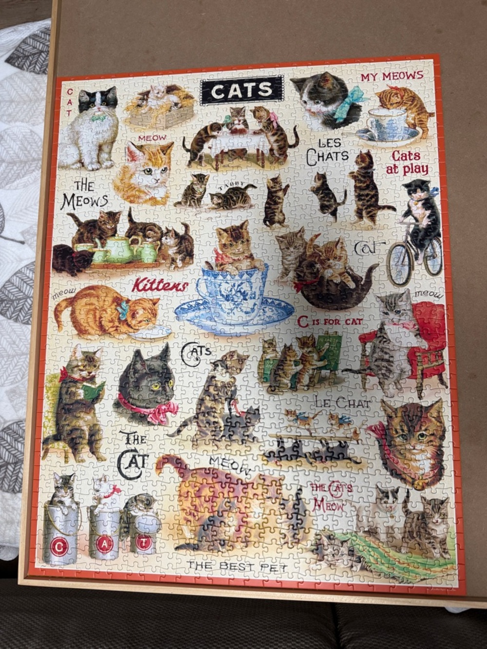Cavallini & Co 1000 piece Cat puzzle - Picture 4 of 4